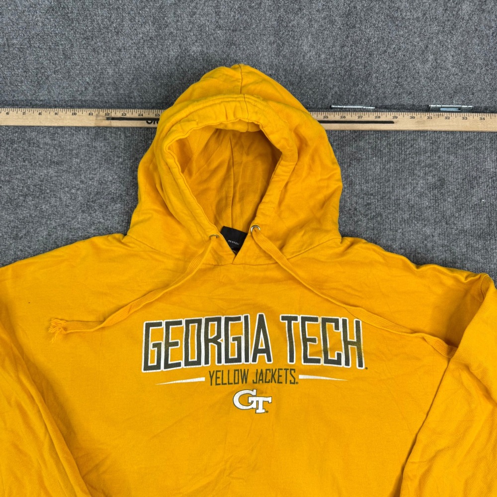 TSI Sportswear Hoodie Mens Size XXL Gold Georgia Tech Yellow Jackets Graphic